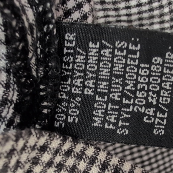 LINDOR GINGHAM BUTTON DOWN SHIRT SIZE 10 - Picture 6 of 6
